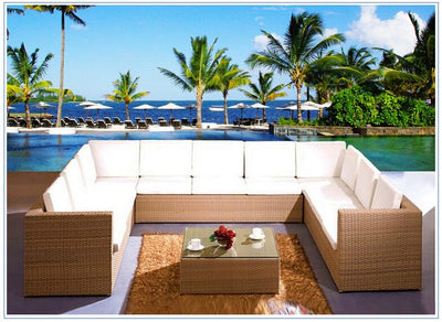 New design rattan furniture patio lounge