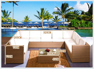 New design rattan furniture patio lounge