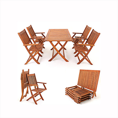 Panana 5 pcs Garden Furniture Set Acacia Wood