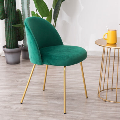 Luxury Restaurant Chairs Gold Metal