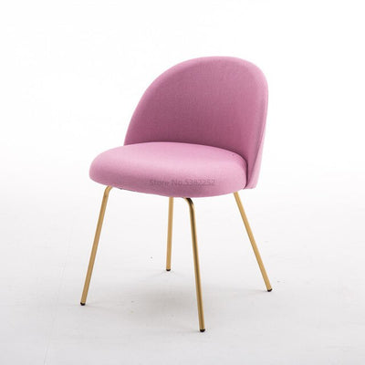 Luxury Restaurant Chairs Gold Metal