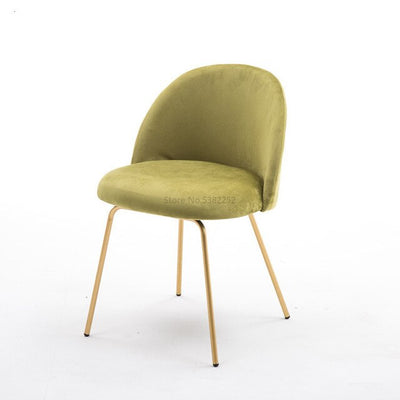 Luxury Restaurant Chairs Gold Metal