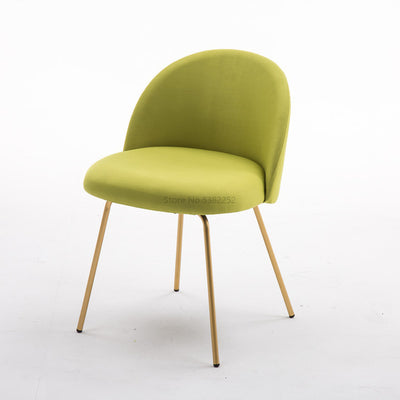 Luxury Restaurant Chairs Gold Metal