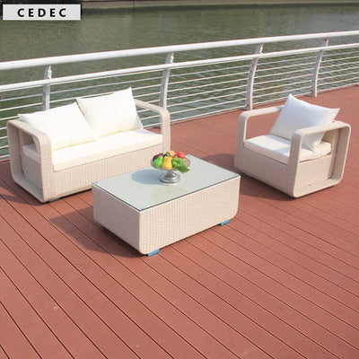 Comfort Paisley  Outdoor Patio Sofa Set with Cushion set of 4 pcs