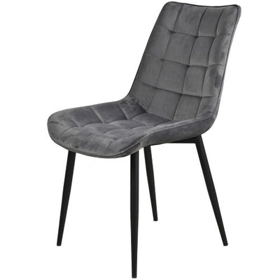 Metal Legs, Velvet Cushion Seat