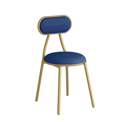 Modern Dining Chairs Gold Metal