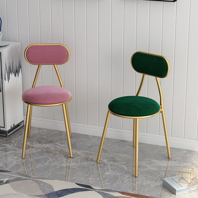 Modern Dining Chairs Gold Metal