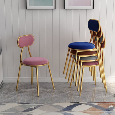 Modern Dining Chairs Gold Metal