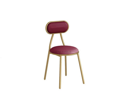 Modern Dining Chairs Gold Metal