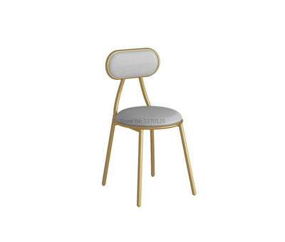 Modern Dining Chairs Gold Metal