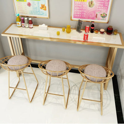 High Table Home Living Room Partition Cabinet Simple Modern Bar Chair