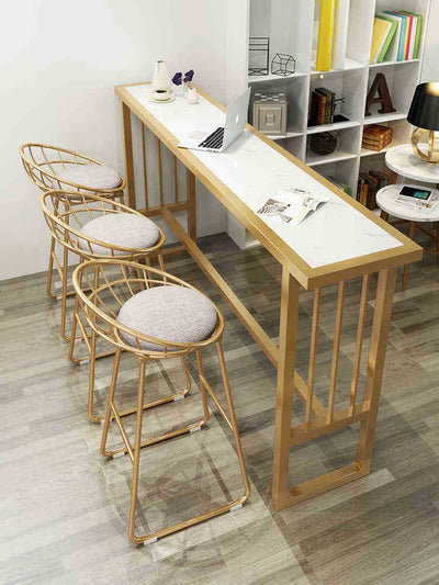 High Table Home Living Room Partition Cabinet Simple Modern Bar Chair