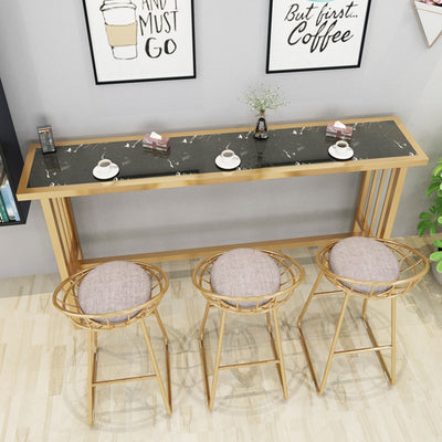 High Table Home Living Room Partition Cabinet Simple Modern Bar Chair