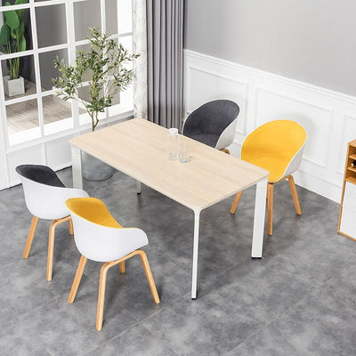 Modern Minimalist Dining Chairs Solid Wooden