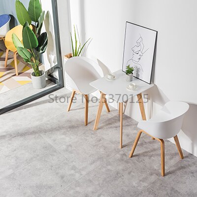 Modern Minimalist Dining Chairs Solid Wooden