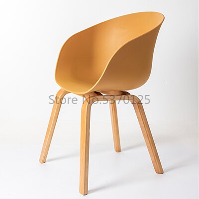 Modern Minimalist Dining Chairs Solid Wooden