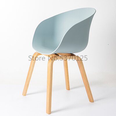 Modern Minimalist Dining Chairs Solid Wooden
