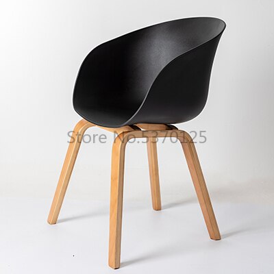 Modern Minimalist Dining Chairs Solid Wooden