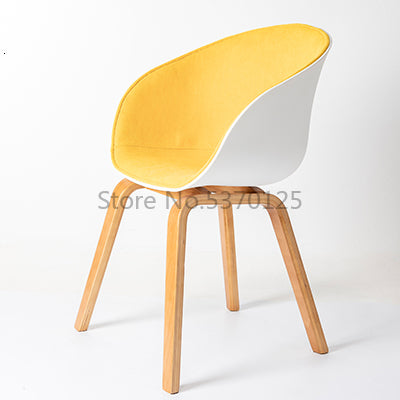 Modern Minimalist Dining Chairs Solid Wooden