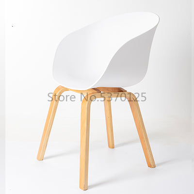Modern Minimalist Dining Chairs Solid Wooden