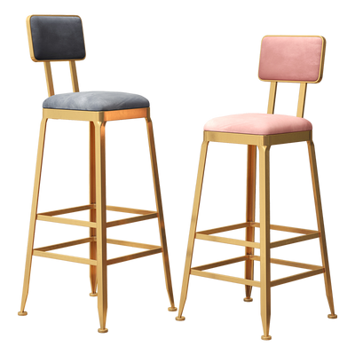 Bar table stool Chair Nordic Milk Tea Coffee Iron