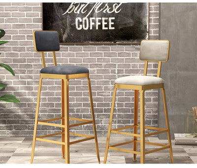 Bar table stool Chair Nordic Milk Tea Coffee Iron