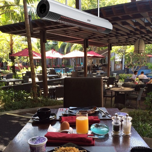 2000W Outdoor Infrared Patio Heater Moon Style Remote Control