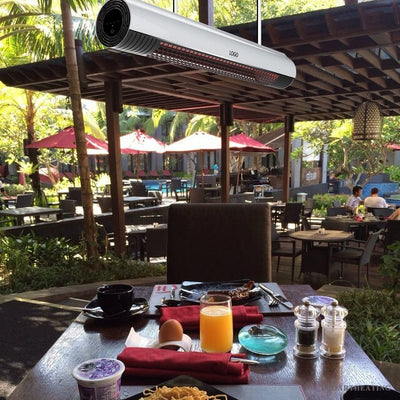 2000W Outdoor Infrared Patio Heater Moon Style Remote Control
