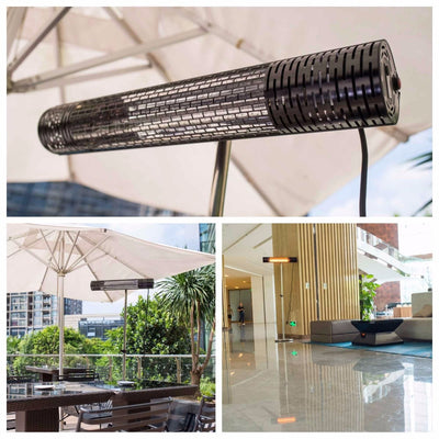 2000W Outdoor Infrared Patio Heater Moon Style Remote Control