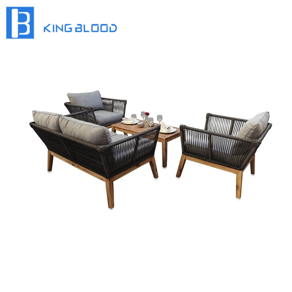 use for hotel, rope outdoor sofa set