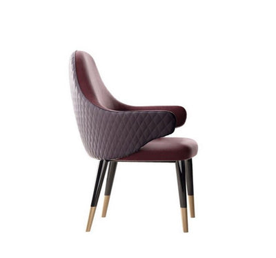 Italy Design Dinning Chairs with Arm Rest / Fancy Chair with High Backrest of 90cm / PACK of 6pcs