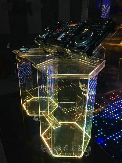 New DJ Discs table Atmosphere luxury Club VJ Mixer KTV Audio Equipment Lighting Counter