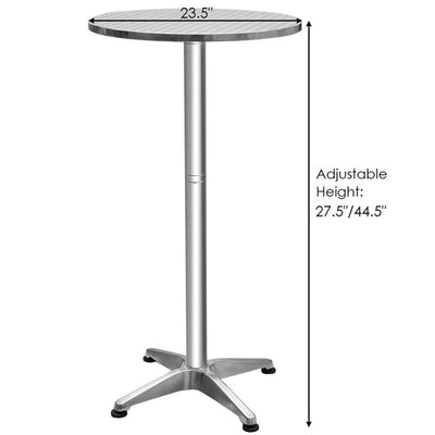 Aluminium Round Folding Desktop Bar Table